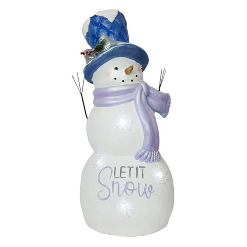 Alpine Corporation 3.1-Foot Lighted LED Snowman Sculpture: $79.13 Alpine Corporation 3.1-Foot Lighted LED Snowman Sculpture: $79.13