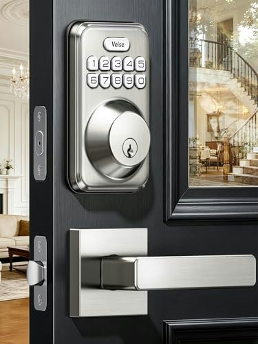 Veise DK01-B Keyless Entry Deadbolt and Handle Set: $53.87