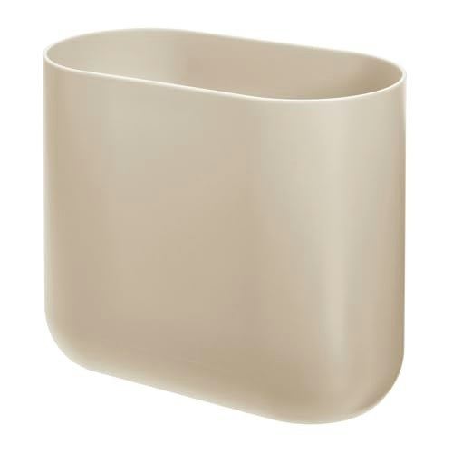 iDesign Small Slim Plastic Trash Can: $15.99