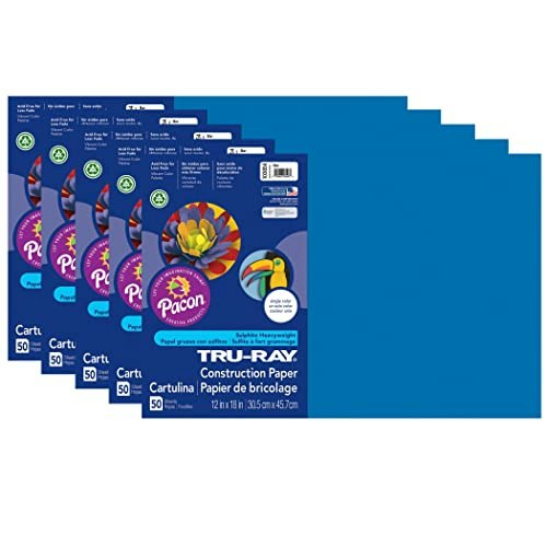 Tru-Ray 12" x 18" Blue Construction Paper 250-Sheet Pack: $41 Tru-Ray 12" x 18" Blue Construction Paper 250-Sheet Pack: $41