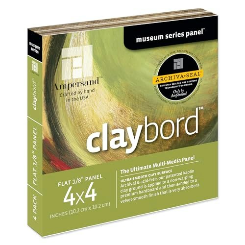 Ampersand 8x8-Inch 2-Inch Cradled Claybord Painting Panel: $42.65 Ampersand 8x8-Inch 2-Inch Cradled Claybord Painting Panel: $42.65