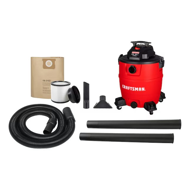 Craftsman Corded Wet/Dry Shop Vacuum w/ Accessories: $60 Craftsman Corded Wet/Dry Shop Vacuum w/ Accessories: $60