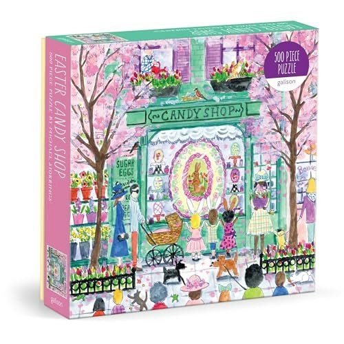 Galison Easter Candy Shop 500-Piece Jigsaw Puzzle: $8.74