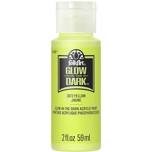 FolkArt 2-Ounce Glow in the Dark Acrylic Paint: $6.70 FolkArt 2-Ounce Glow in the Dark Acrylic Paint: $6.70
