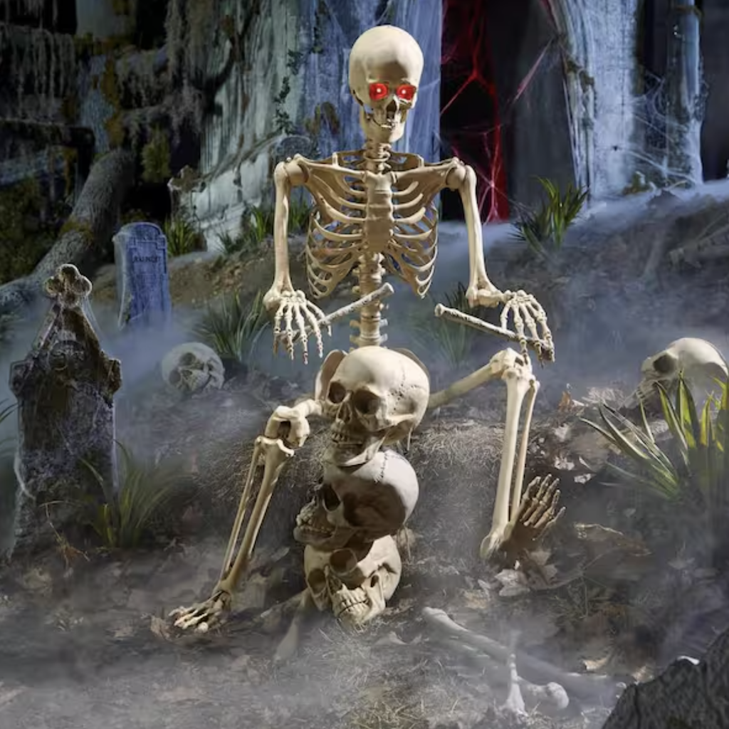 Home Accents Holiday 5-Foot LED Pose-N-Stay Skeleton: $15 Home Accents Holiday 5-Foot LED Pose-N-Stay Skeleton: $15