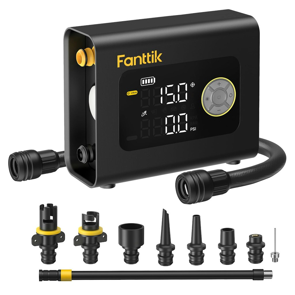 Fanttik X9 Cross 75 PSI Tire & SUP Inflator: $102