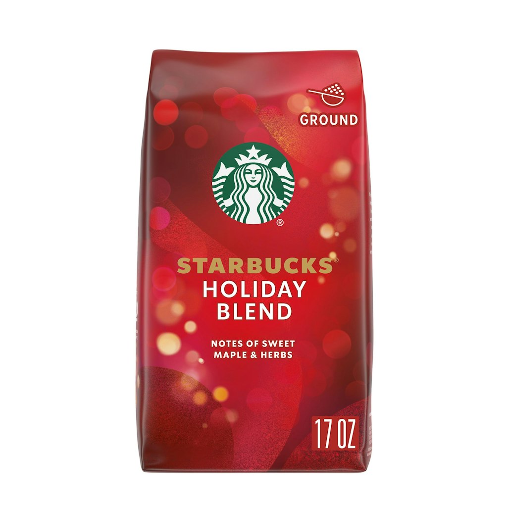 Starbucks Holiday Blend Medium Roast Ground Coffee, 17 oz.: $11