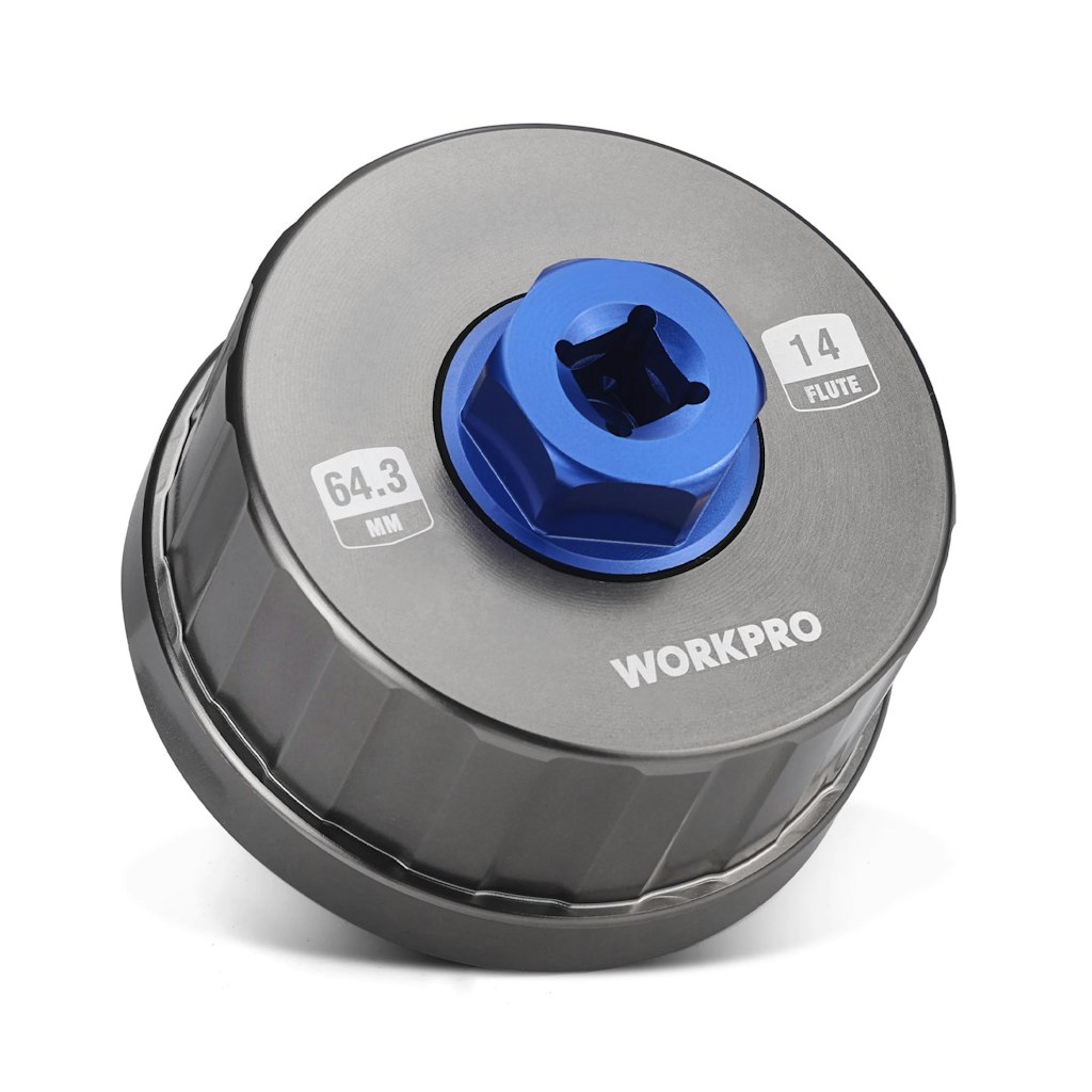 WorkPro 64mm 14-Flute Aluminum Oil Filter Wrench: $21