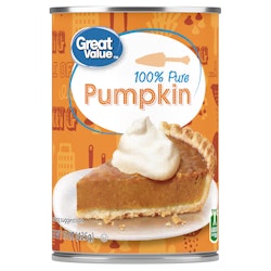 Great Value 100% Pure Pumpkin 15-oz. Can for $1 + free shipping w/ $35