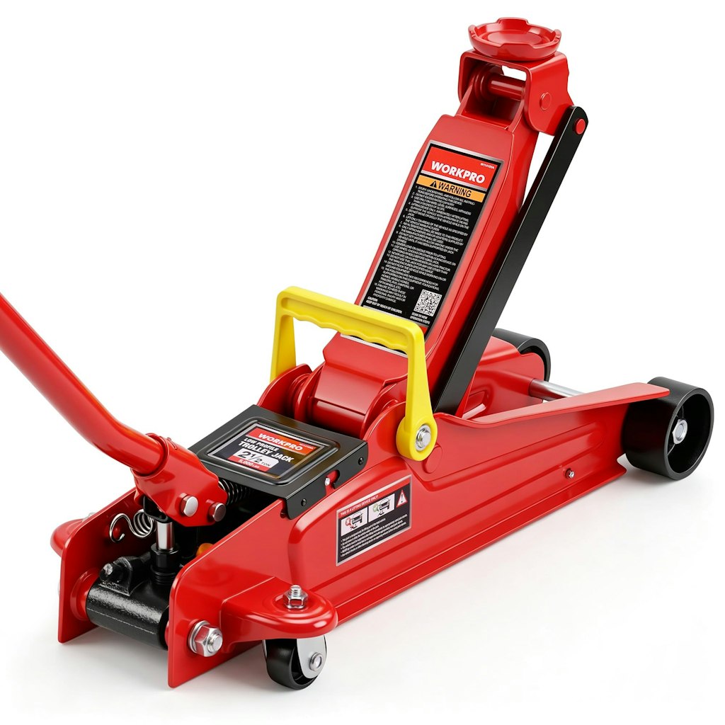 WorkPro 2.5 Ton Hydraulic Trolley Floor Jack: $81