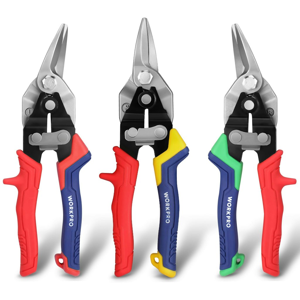 WorkPro 3-Piece Aviation Tin Snips Set: $20 WorkPro 3-Piece Aviation Tin Snips Set: $20