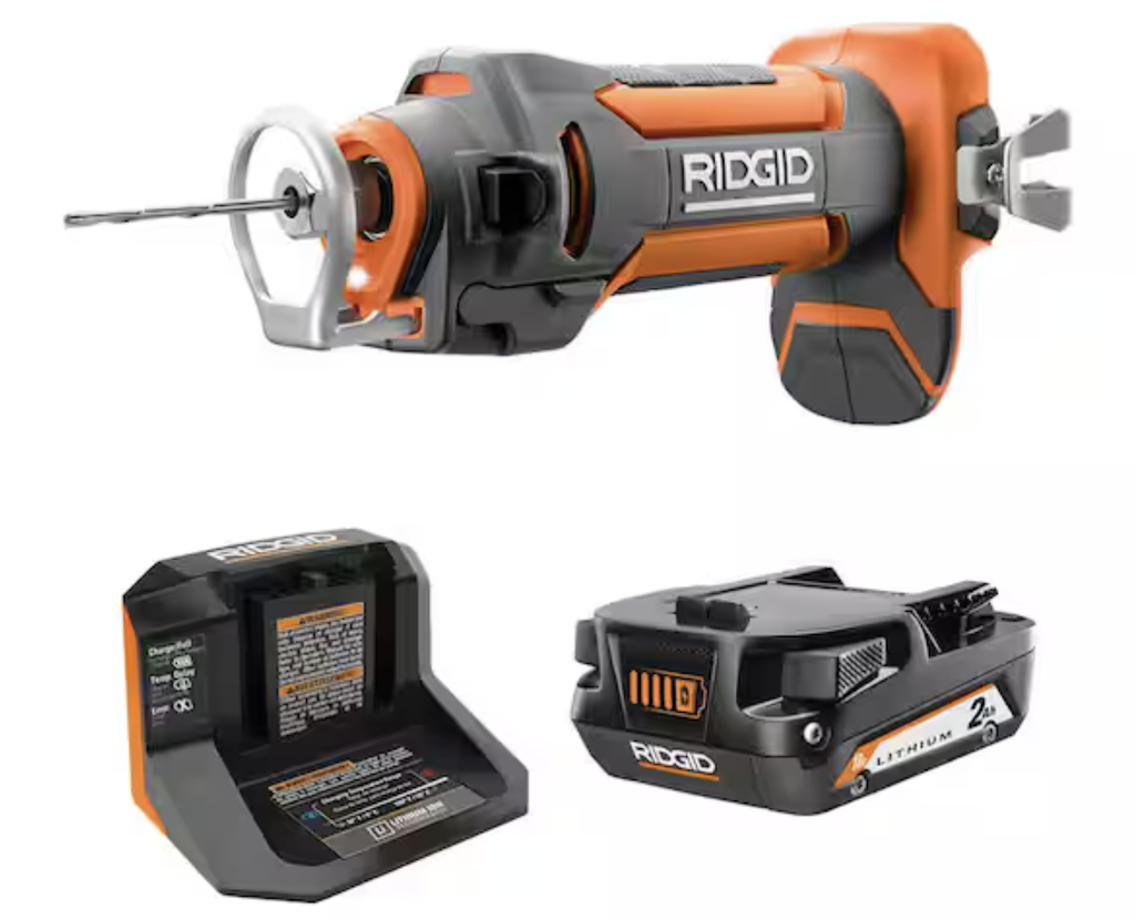 Ridgid 18V Drywall Cut-Out Tool Kit w/ Battery & Charger: $79 Ridgid 18V Drywall Cut-Out Tool Kit w/ Battery & Charger: $79
