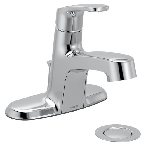 Moen Chateau Chrome Single-Handle Centerset Bathroom Faucet: $115.01