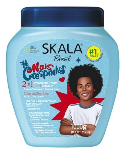 Skala Mais Crespinhos 2-in-1 Treatment Cream and Leave-In Conditioner 35.2-oz.: $6.99