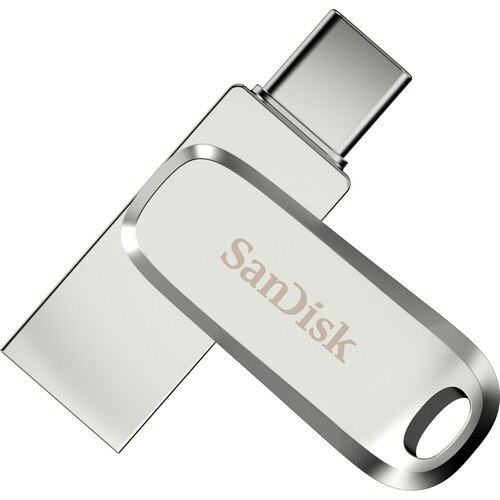 SanDisk Ultra Dual Drive Luxe 128GB USB 3.2 Flash Drive: $32