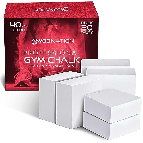 WOD Nation 2oz Gym Chalk Blocks 20-Pack: $29.98