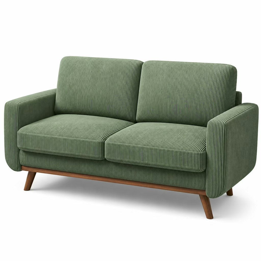Neche 68" Corduroy 2-Seater Loveseat Sofa: $230