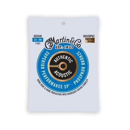 Martin Authentic Acoustic Guitar Strings 3-Pack: $0