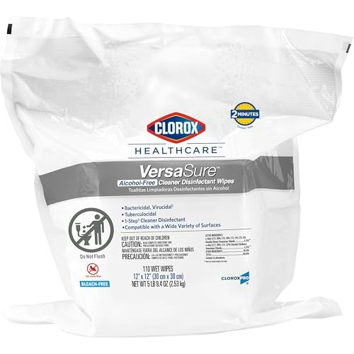 Clorox Healthcare VersaSure 12" x 10" Disinfectant Wipes 110-Count Refill: $31.51
