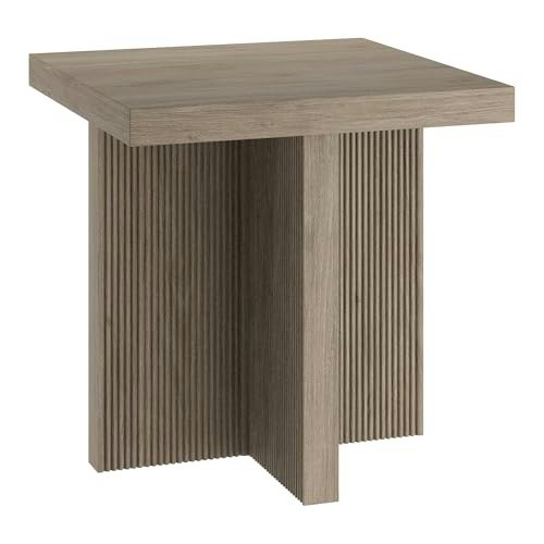 Henn&Hart 22-Inch Fluted Side Table: $144.93