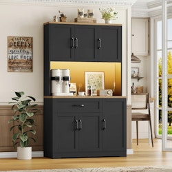 Winston Porter Nyanza Kitchen Pantry w/ Power Outlet for $174 + free shipping