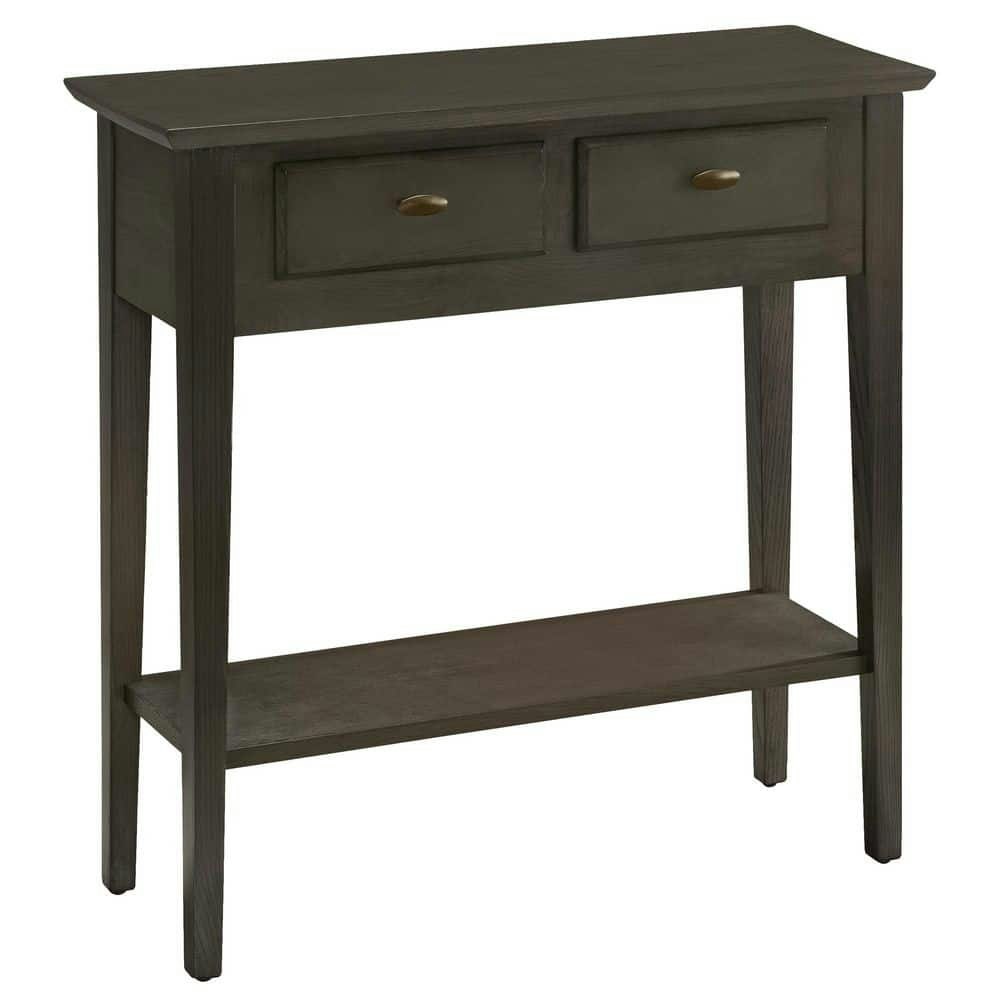 Smoke Gray Hall Console Sofa Table: $128.66