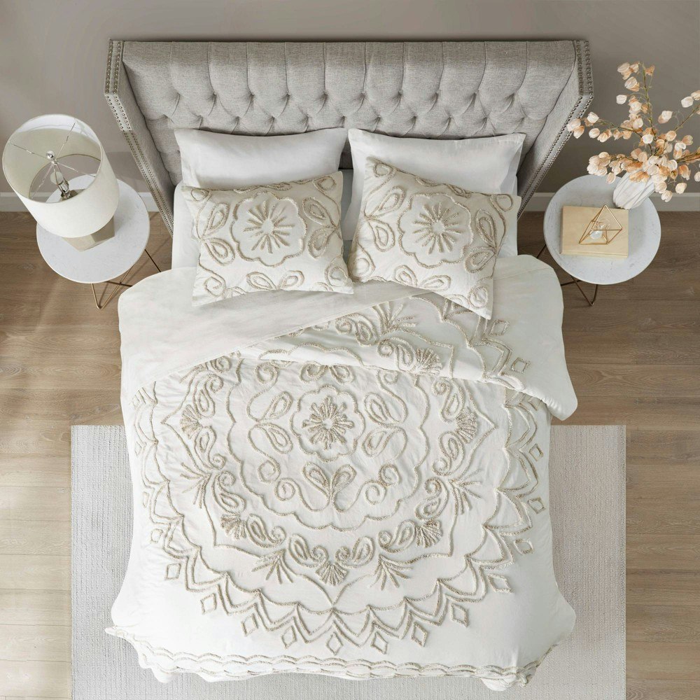 Madison Park Valeria Cotton Chenille King/California King Coverlet 3-Piece Set: $62.99