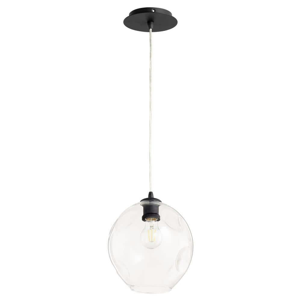 Numen 1-Light Textured Black Pendant: $163 Numen 1-Light Textured Black Pendant: $163