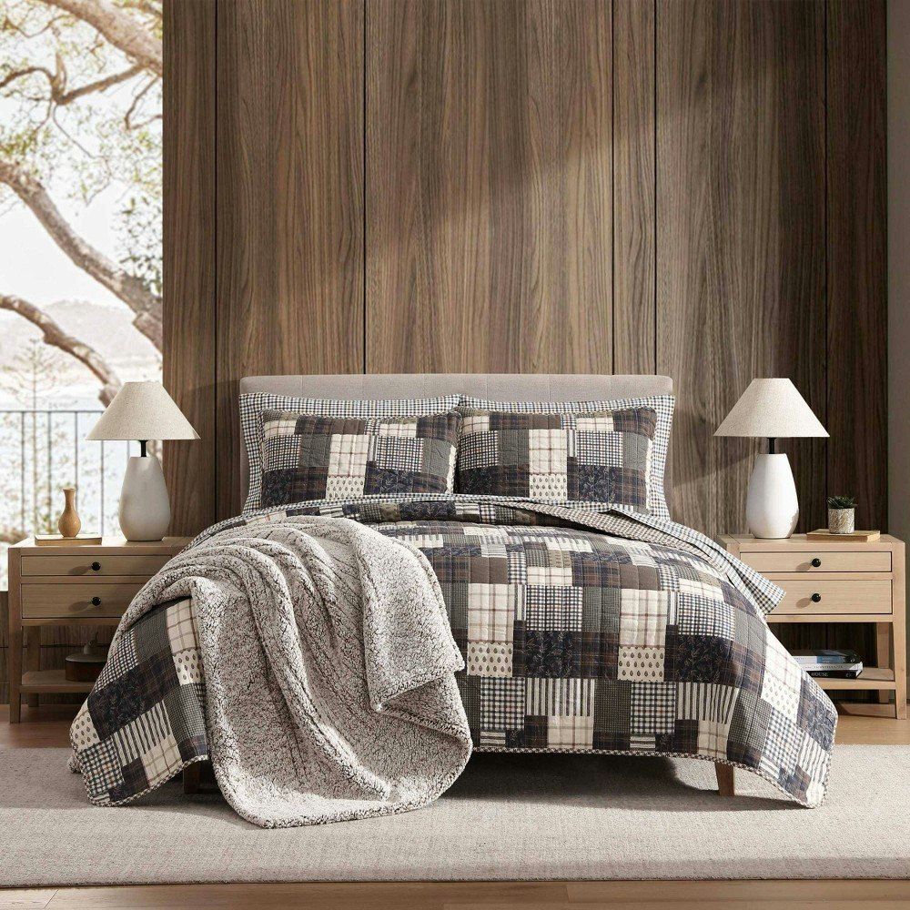 Eddie Bauer 3-Piece King Antique Quilt Bedding Set: $139.99