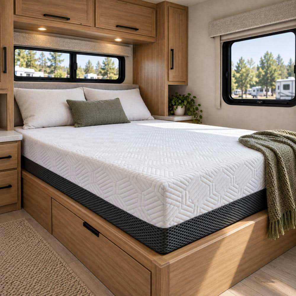 Omne Fria 8-inch Short Queen Cooling Gel Memory Foam Mattress: $560.50 Omne Fria 8-inch Short Queen Cooling Gel Memory Foam Mattress: $560.50