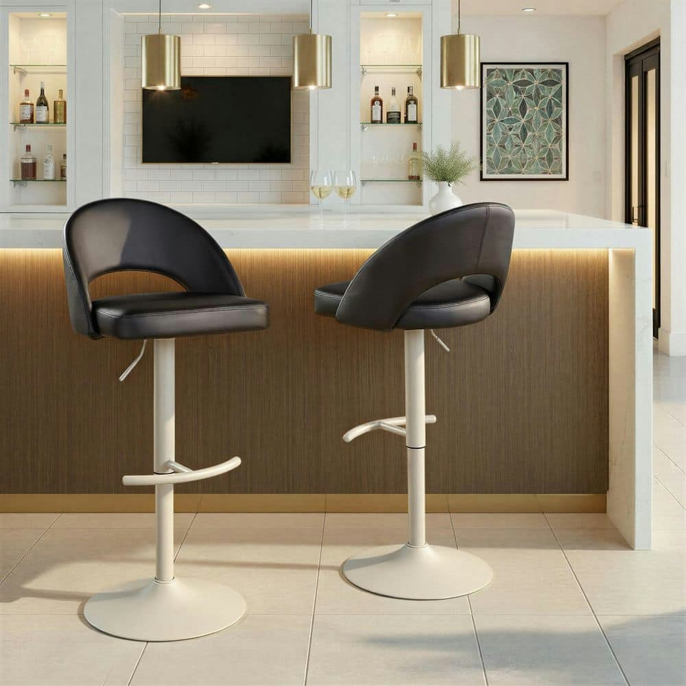 Renee Upholstered 45.5-inch Bar Stool 2-Pack: $300