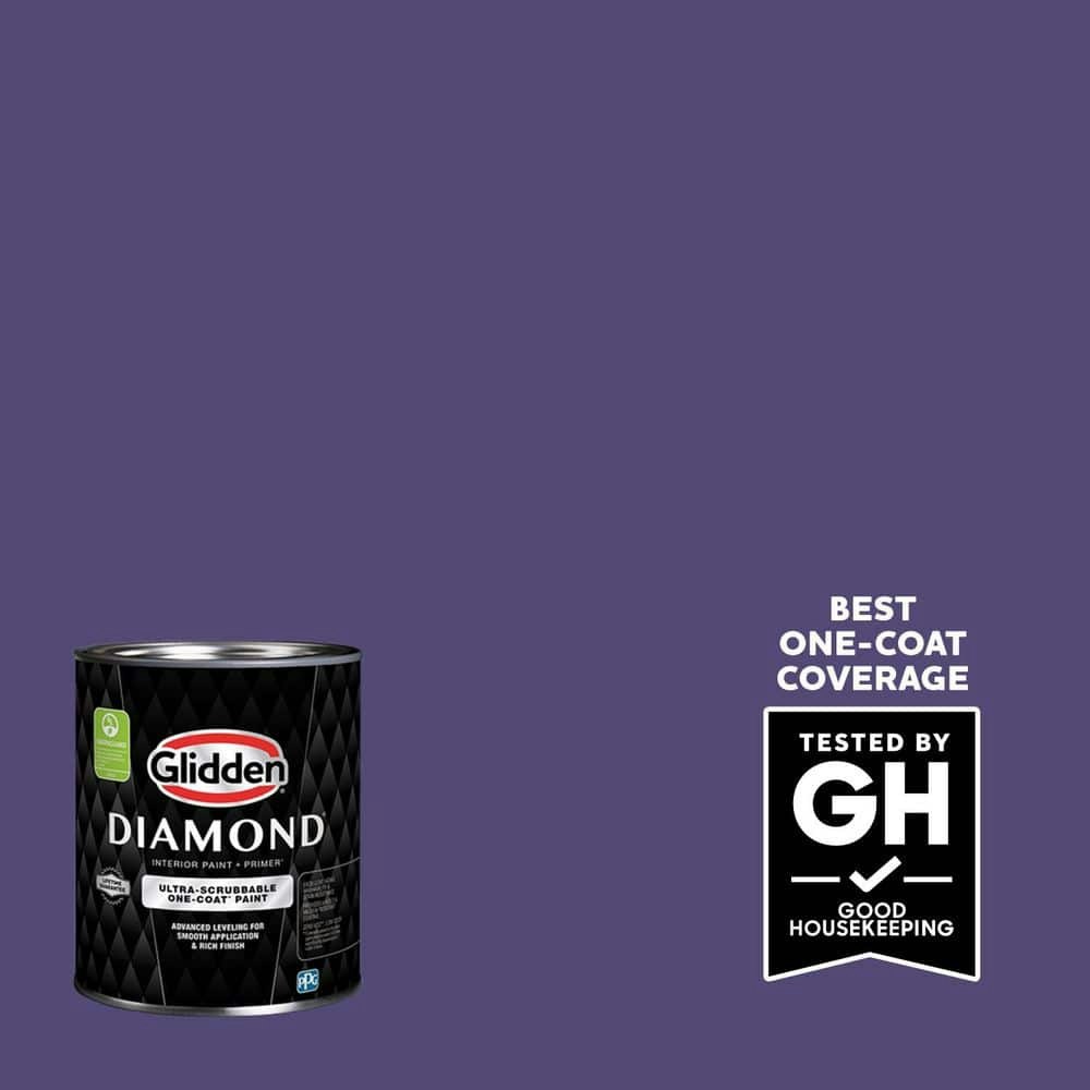 PPG Imperial Purple Flat Interior Paint with Primer 1-Quart Can: $17.98 PPG Imperial Purple Flat Interior Paint with Primer 1-Quart Can: $17.98