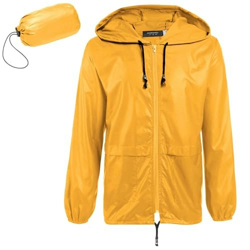 Coofandy Men's Lightweight Waterproof Hooded Rain Jacket: $18.98 Coofandy Men's Lightweight Waterproof Hooded Rain Jacket: $18.98