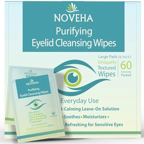 Noveha Eyelid and Lash Cleansing Wipes 60-Count: $21.98 Noveha Eyelid and Lash Cleansing Wipes 60-Count: $21.98