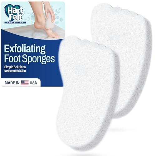 HartFelt Foot Exfoliating Sponge 2-Pack: $4.89