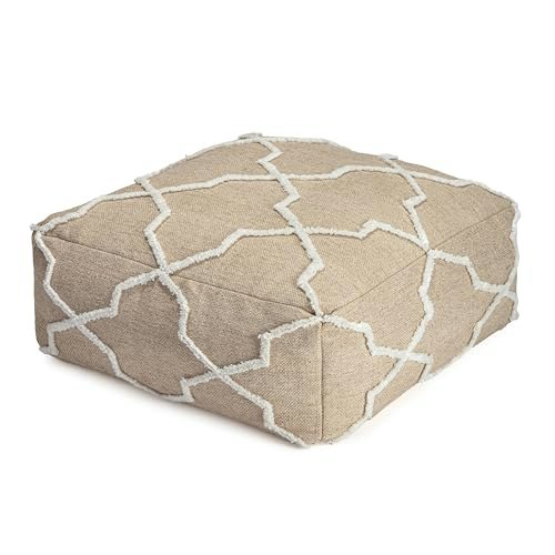 Anji Mountain 34" x 34" x 16" Ottoman Pouf: $199.99 Anji Mountain 34" x 34" x 16" Ottoman Pouf: $199.99