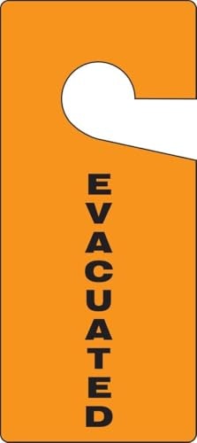 AccuformNMC 9" x 4" Evacuated Door Tags 10-Pack: $12.49
