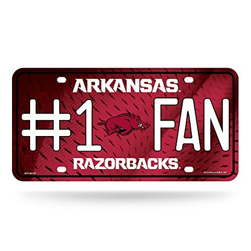 Arkansas Razorbacks Metal Auto Tag: $7.99