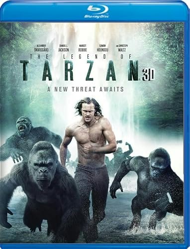 The Legend of Tarzan 3D Blu-ray and Blu-ray: $18.49