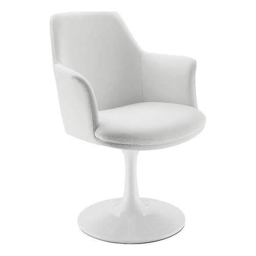 Modway Lippa Faux Leather Swivel Dining Armchair: $278.21 Modway Lippa Faux Leather Swivel Dining Armchair: $278.21