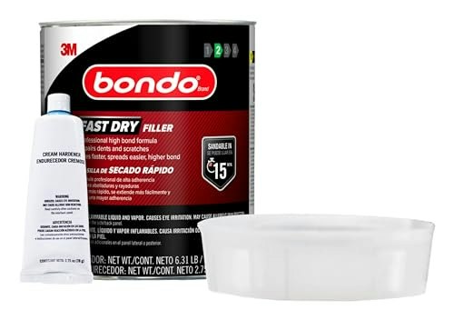 Bondo Fast Dry Filler and Hardener: $55.47 Bondo Fast Dry Filler and Hardener: $55.47