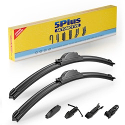 5 PLUS 22" Windshield Wiper Blades 2-Pack for $9.49 via Sub & Save + free shipping w/ Prime