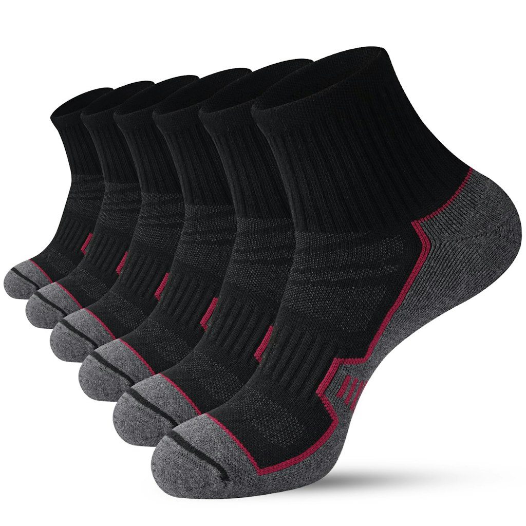 Horuru Men's Cushioned Ankle Running Socks 6-Pack: $9.99 w/ Prime