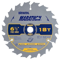 Irwin Tools Marathon Carbide Cordless Circular Saw Blade for $9 + free shipping w/ Prime