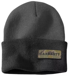 Carhartt Men's Cuffed Camo Patch Beanie for $14 + free shipping w/ $49