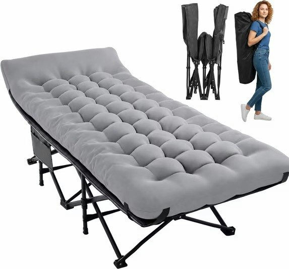 Folding Camping Cot for Adults: $45
