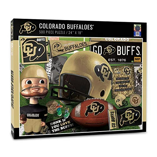 YouTheFan Colorado Buffaloes Retro Series 500-Piece Puzzle: $14.99