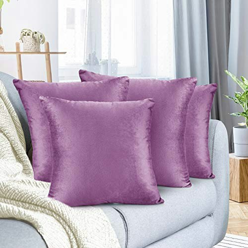 Nestl 20x20-Inch Velvet Throw Pillow Covers 4-Pack: $22.40
