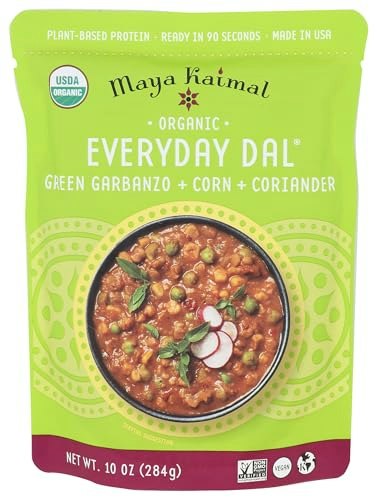 Maya Kaimal Organic Corn and Coriander Green Garbanzo Dal 10-oz.: $5.96 Maya Kaimal Organic Corn and Coriander Green Garbanzo Dal 10-oz.: $5.96