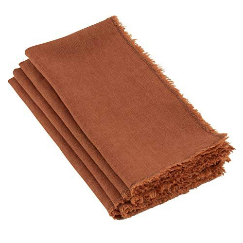 Saro Lifestyle 20-Inch Fringe Linen Table Napkins 4-Pack: $25.44 Saro Lifestyle 20-Inch Fringe Linen Table Napkins 4-Pack: $25.44